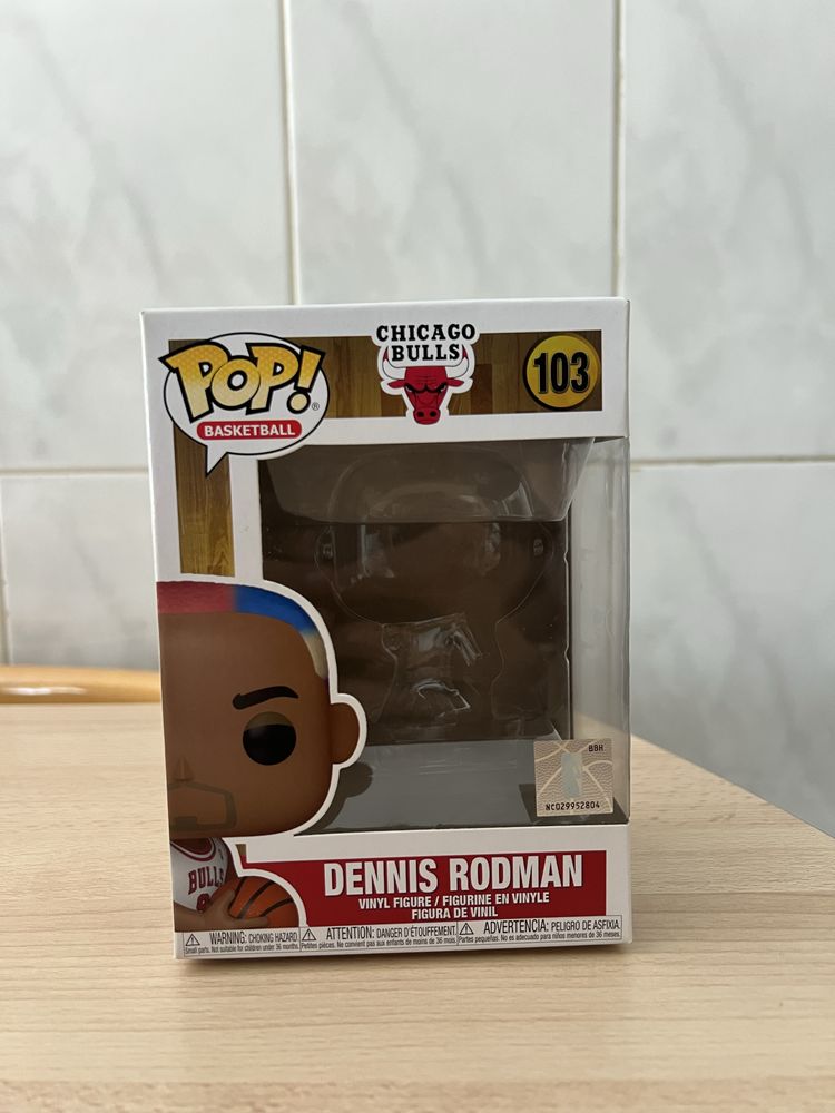 Caixa funko pop Dennis Rodman