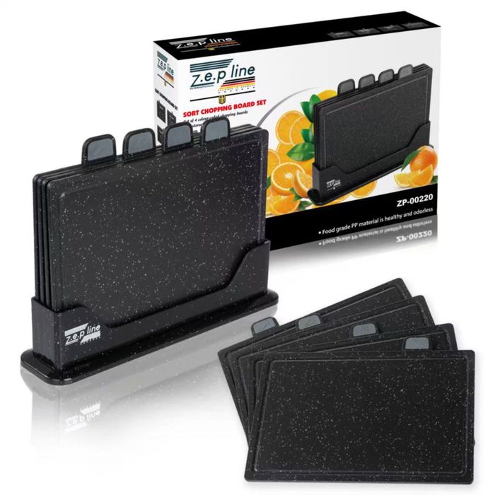 Дошки кухонні 5 в 1! Набір дощок Zepline ZP-00220 Обробна дошка Grey