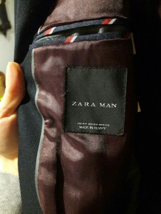 Пиджак мужской темно-синий ZARA