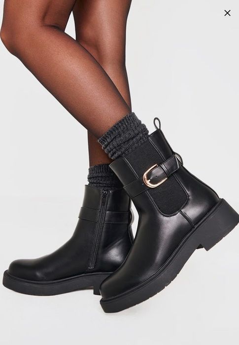 Botim tacão raso - novo