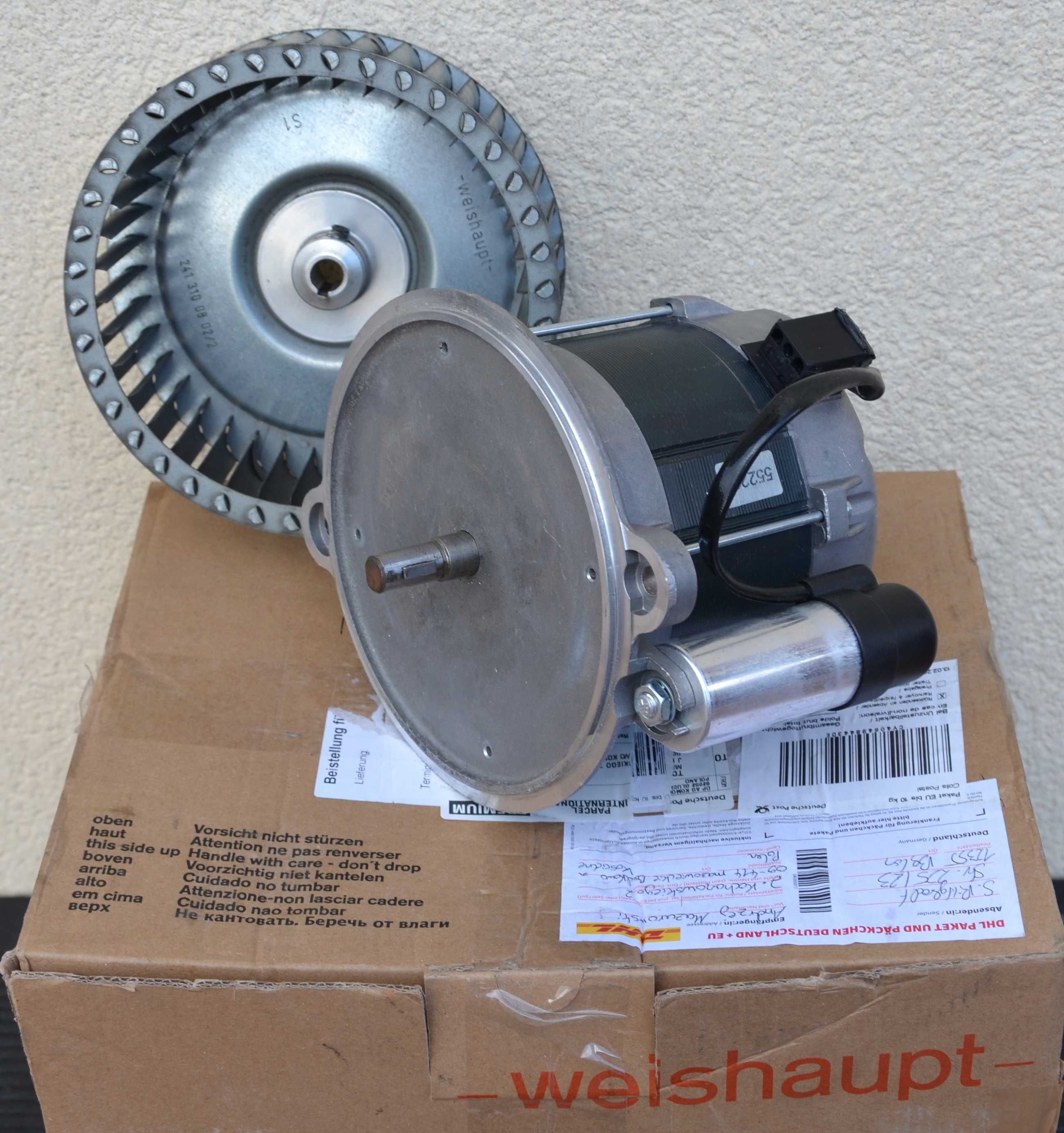 Silnik Weishaupt WL30-C/WG30-C   ECK 05/A-2 + wentylator