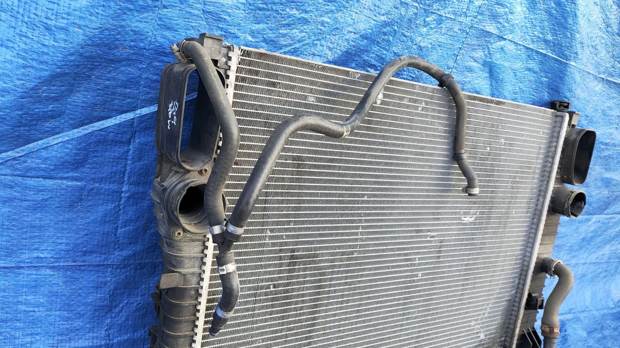 CHŁODNICA WODY KLIMATYZACJI KOMPLET PRZEWÓD WĄŻ RURKA WODY A2115003402 A2115000554 A2115011225 MERCEDES W211 LIFT CLS W219 C219 3.0 3.2 CDI V6 OM642