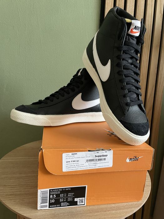 Чоловічі кросівки(кеди)Nike Blazer mid’77 VNTG 8.5(26.5) EUR 42