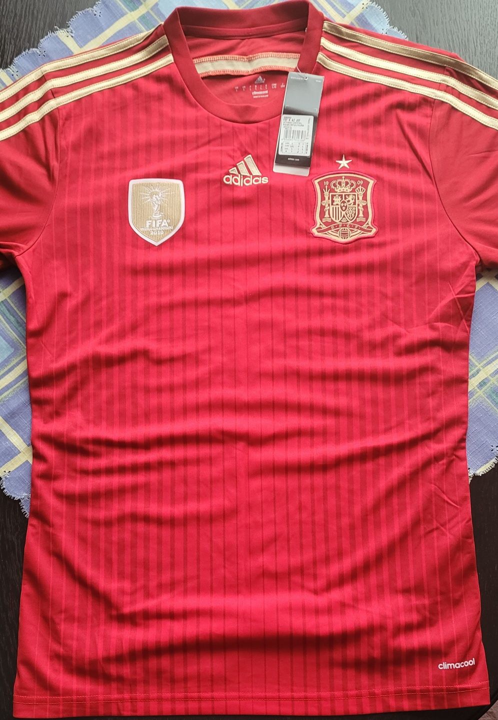 Hiszpania koszulka Adidas  Mś 2014  Nowa rozmiar L (G85242 )