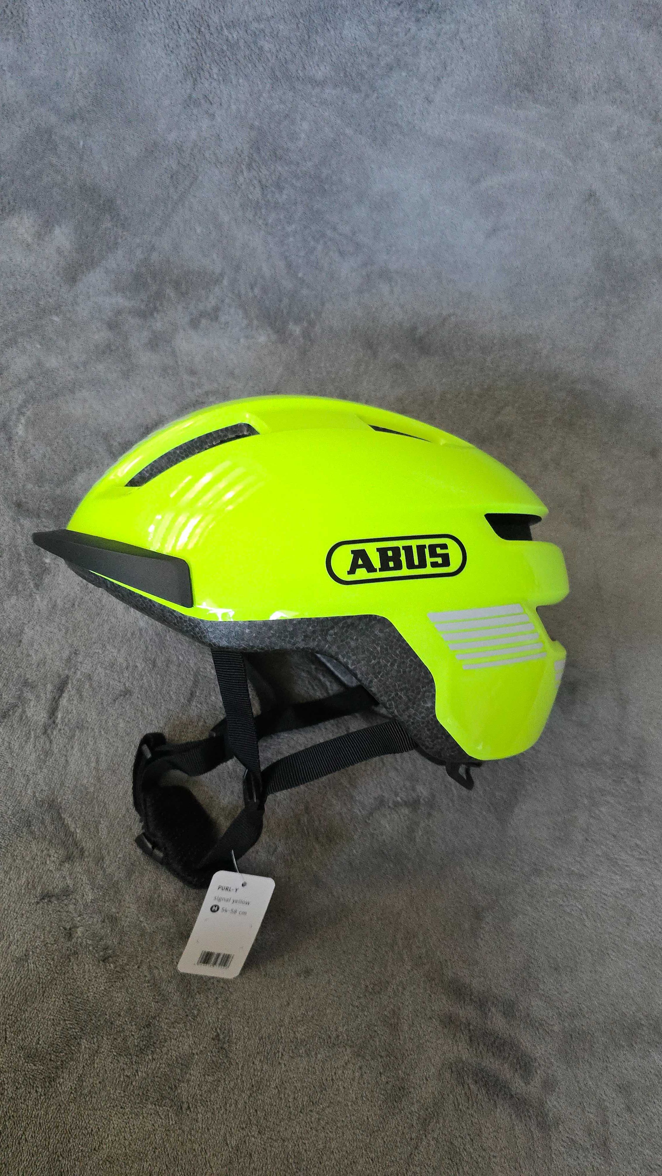 Kask rowerowy Abus Purl-y Signal Yellow rozm M 54-58