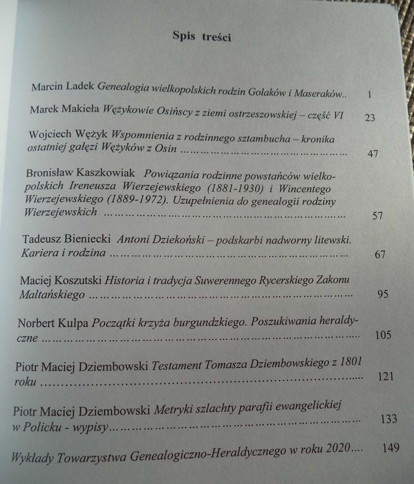 GENS rocznik Towarzystwa Genealogiczno-Heraldycznego w Poznaniu 3 egz
