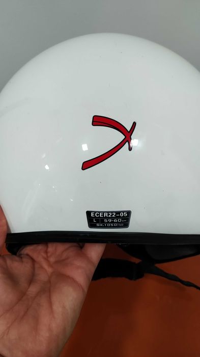 Capacete modelo retro