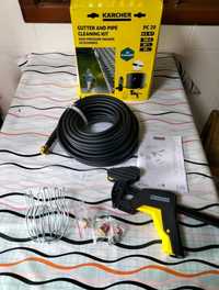 Karcher PC20 , mangueira limpa esgotos e caleiras