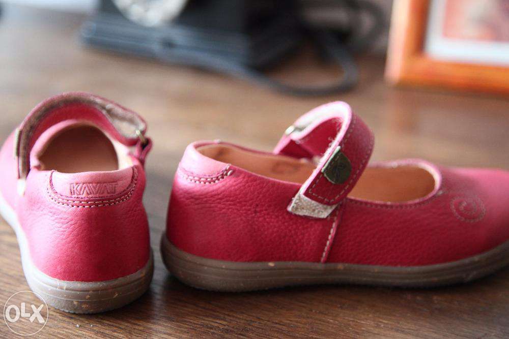 skórzane buty dziewczęce szwedzkiej firmy KAVAT rozm. 29
