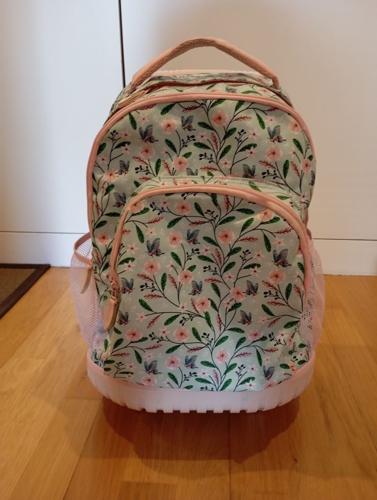 Mochila trólei com alças