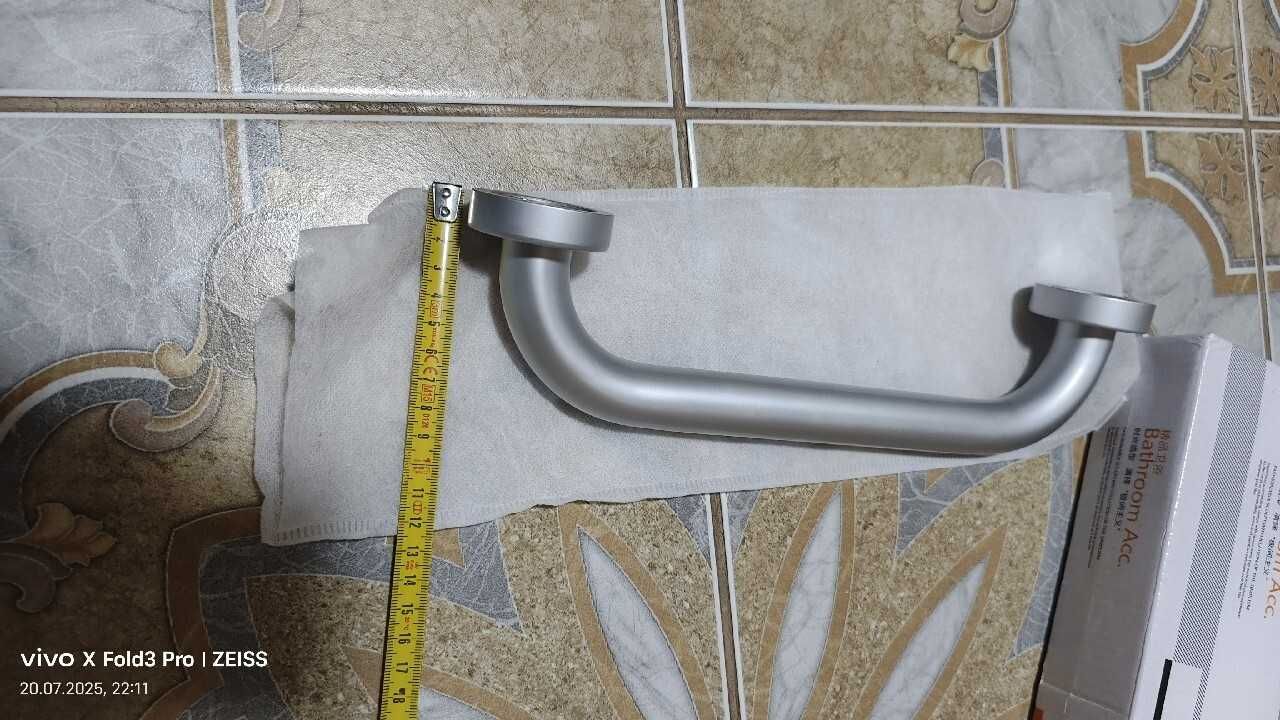 Uchwyt łazienkowy poręcz do wanny aluminium