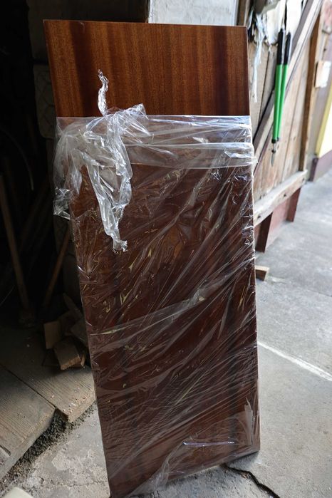 Ława politowa styl PRL niski stolik dł. 140 cm x 60 cm  lakierowana
