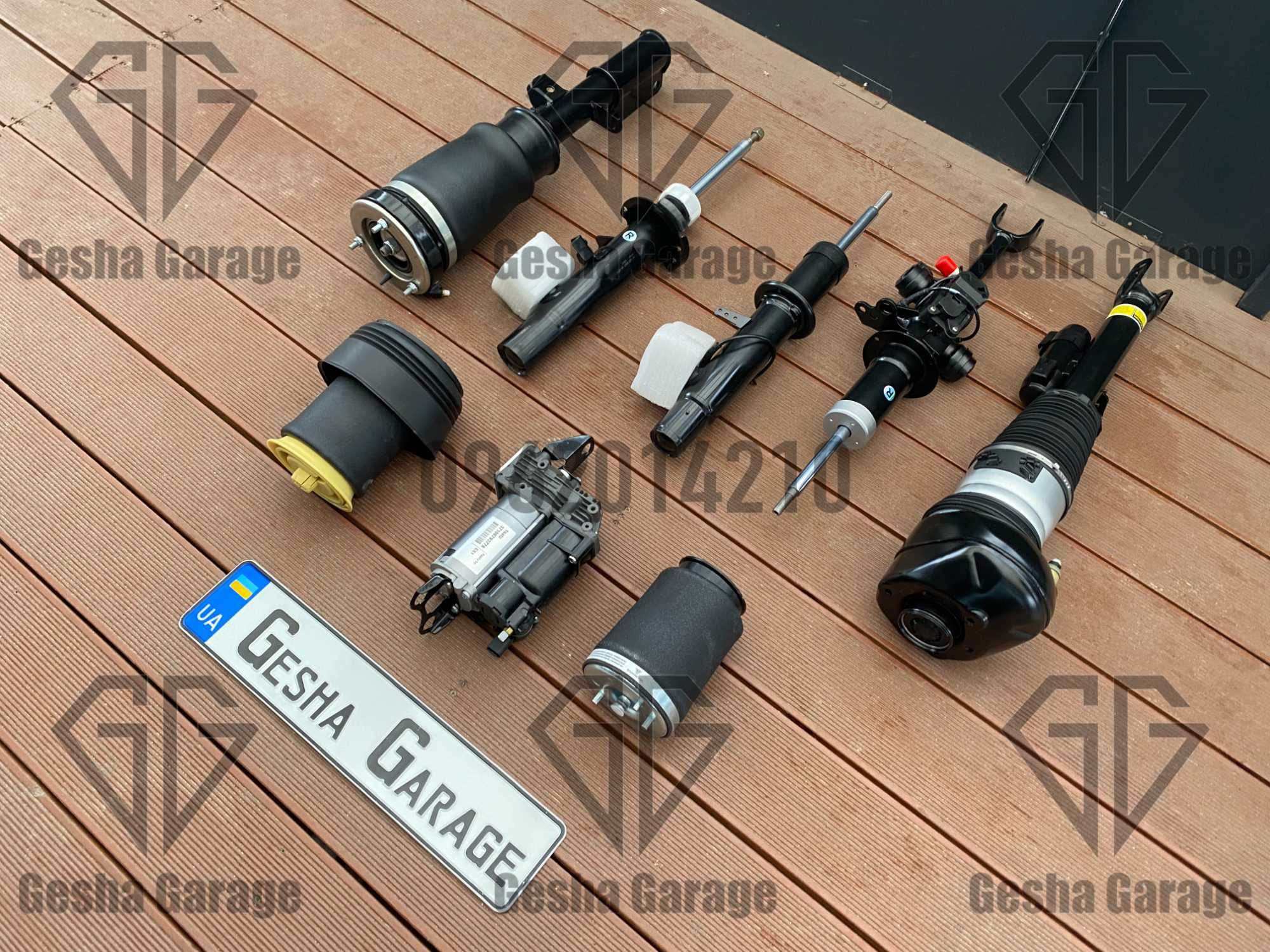 Пневмостойка перед зад лівий правий BMW БМВ F15F16G11G12E39E53E61E70