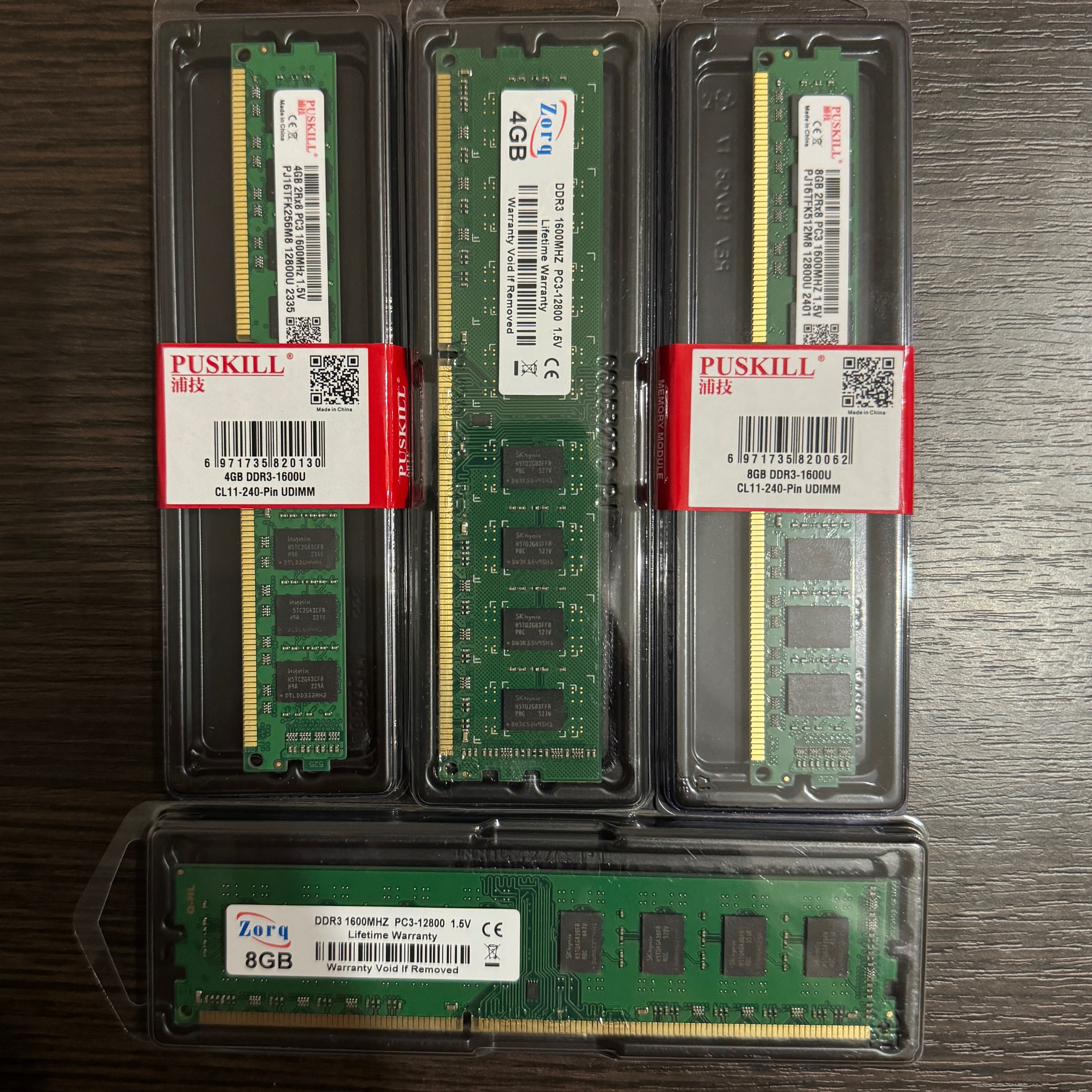(ОЗУ) Оперативна памʼять на 4gb 8gb 16gb для Комп'ютера ( DDR3 / DDR4)