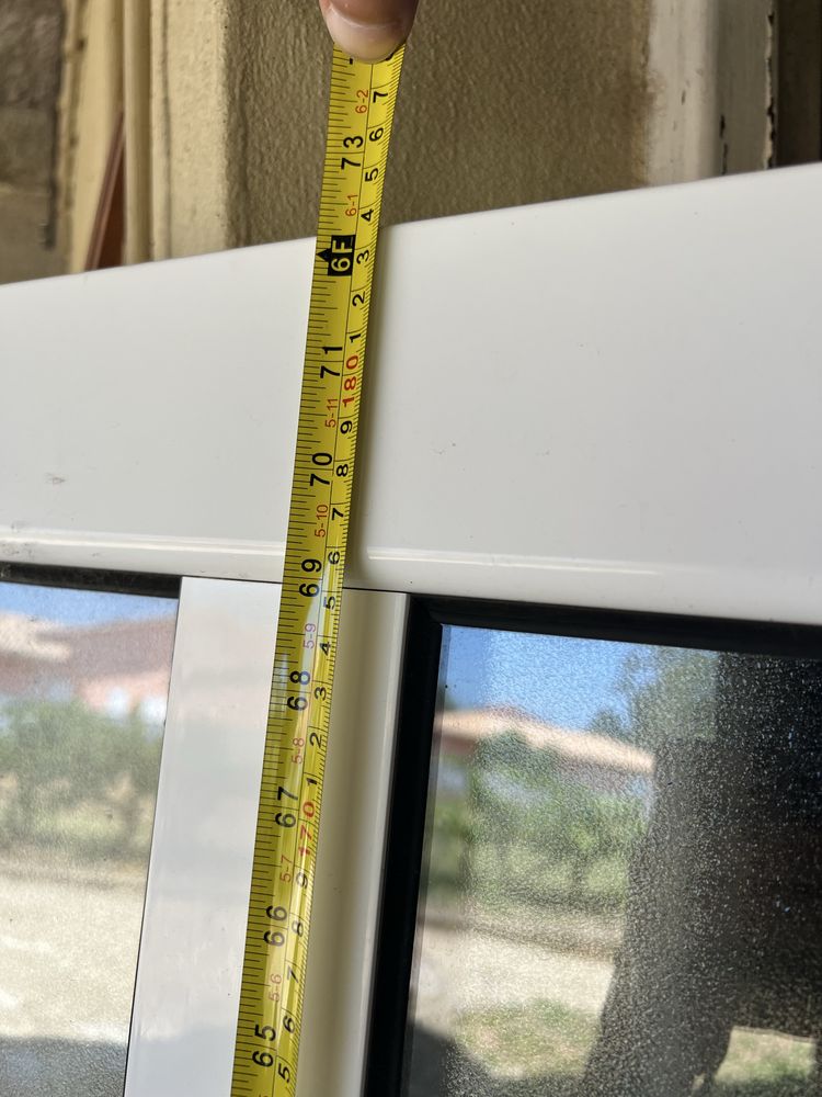 Porta aluminio branco