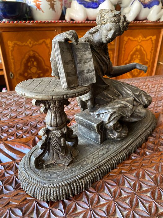 Deusa Bronze Arte Séc XIX 32 cm