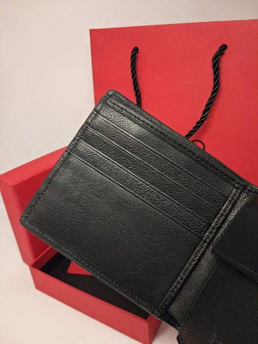 Чоловічий гаманець шкіряний босс портмоне | Мужской кошелек бумажник