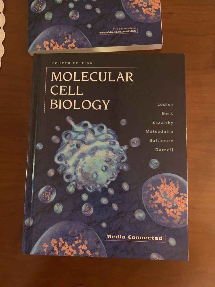 Molecular Cell Biology- livro de texto e livro de exercícios