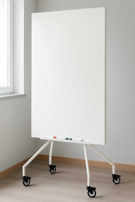 Quadro branco duplo IKEA com rodas – 70x180 cm