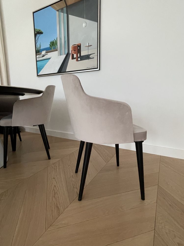 Almi Decor komplet stół i 6 krzesel w stanie idealnym
