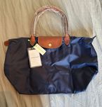 Mala da longchamp azul marinho