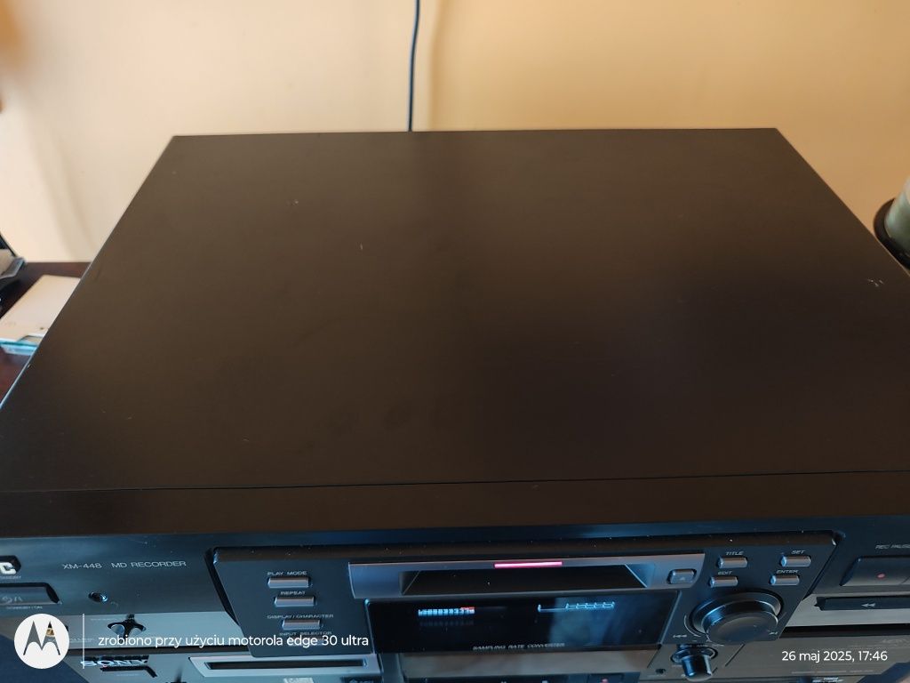 JVC XM 448 MiniDisc uszkodzony