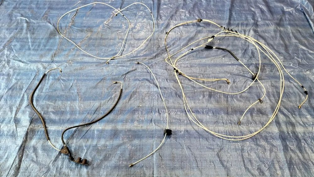 PRZEWÓD PRZEWODY ZAWIESZENIA AIRMATIC PRZÓD TYŁ LEWY PRAWY KOMPLET AMORTYZATORA MIECHA KOMPRESORA SPRĘŻARKI MERCEDES CLS W219 W211