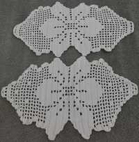 Conjuntos de Naperons em renda de crochet