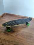 deskorolka fiszka  Pennyboard skateboard z zielonymi kółkami