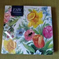 Decoupage Serwetki PAW, kwiaty, wiosna, 20 sztuk. rękodzieło