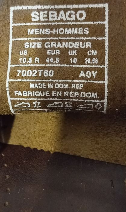 Кожаные туфли топсайдеры мокасины SEBAGO оригинал