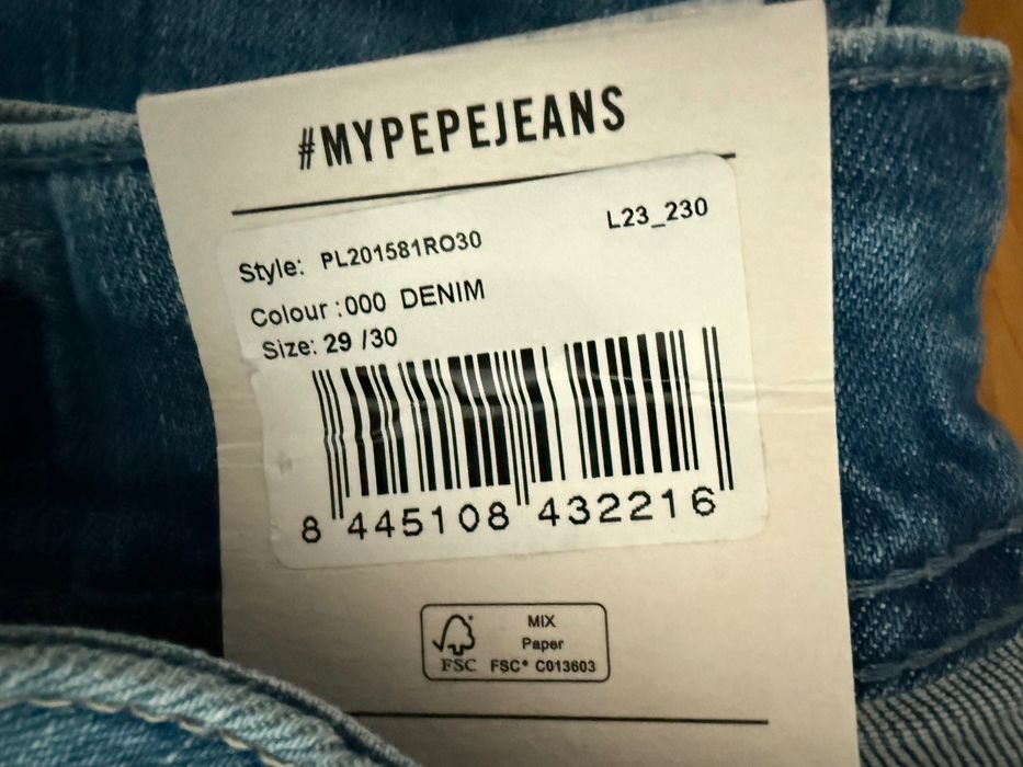 Spodnie jeansy pepe jeans