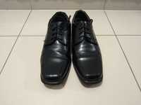 Eleganckie buty chłopięce czarne 39 Komunia Wesele jak nowe