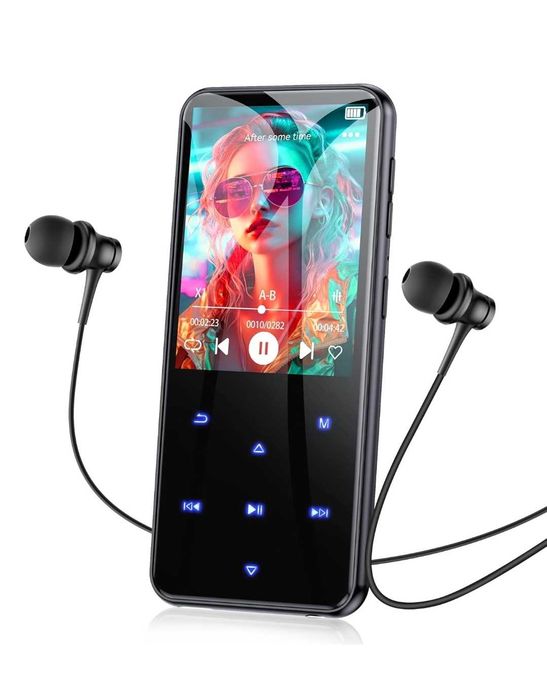 Mp3-плеєр Agptek 64gb з bluetooth 5.3, динаміком, fm-радіо. новий