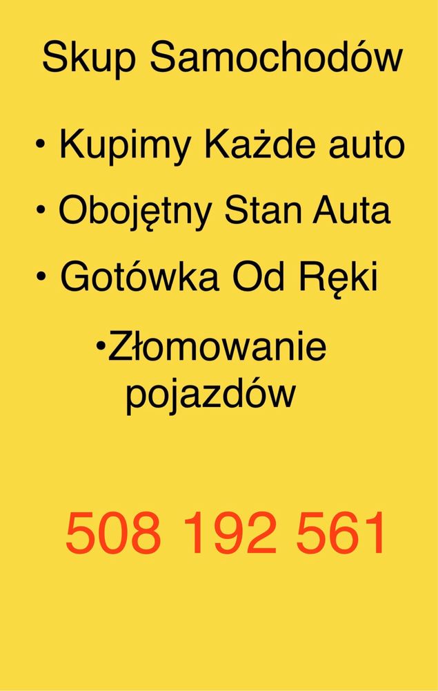 Skup AUT • Skup Samochodów • Złomowanie Pojazdów •