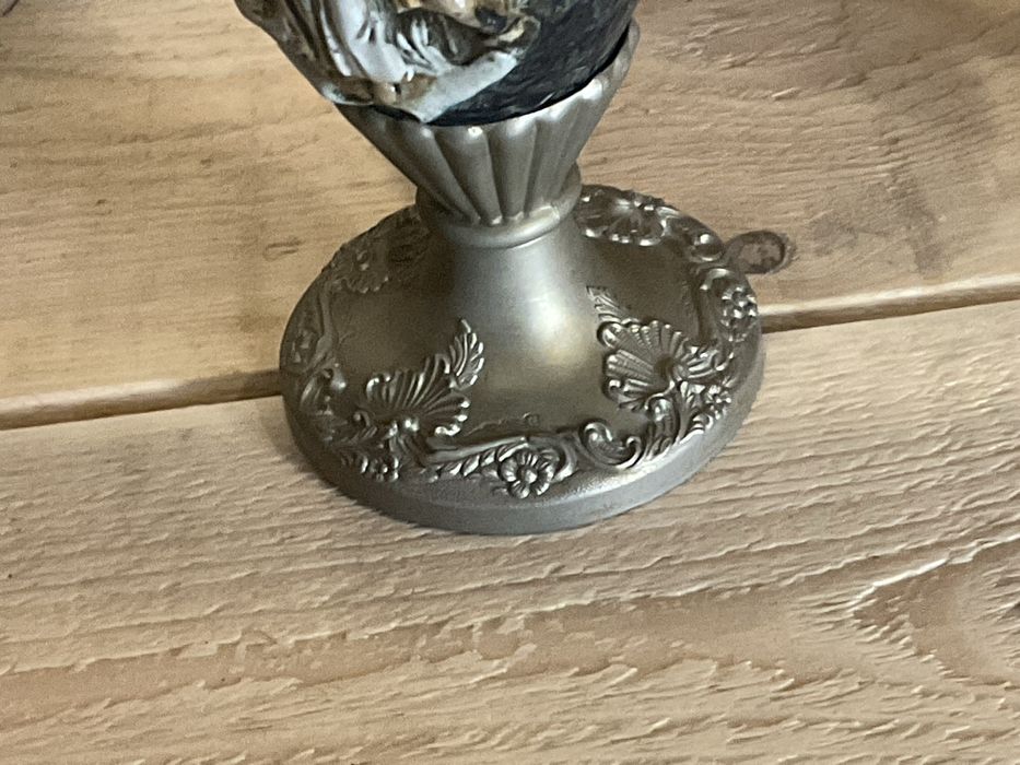 Ceramiczno-cynowa Karafka do wina- Włochy