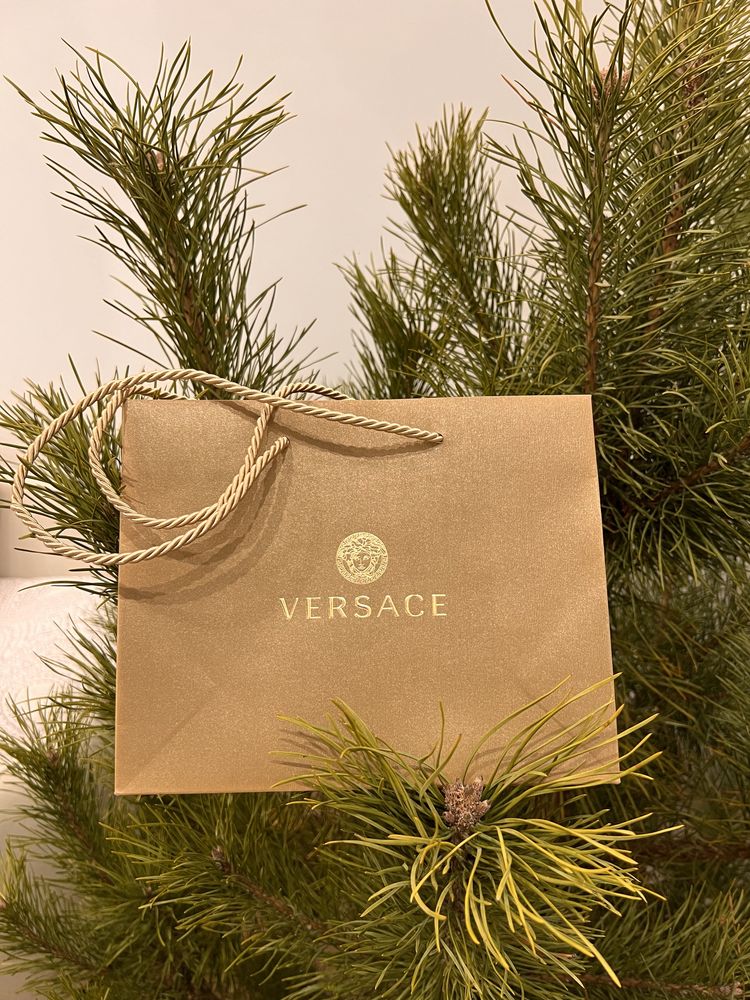 Брендовий паперовий пакет Versace