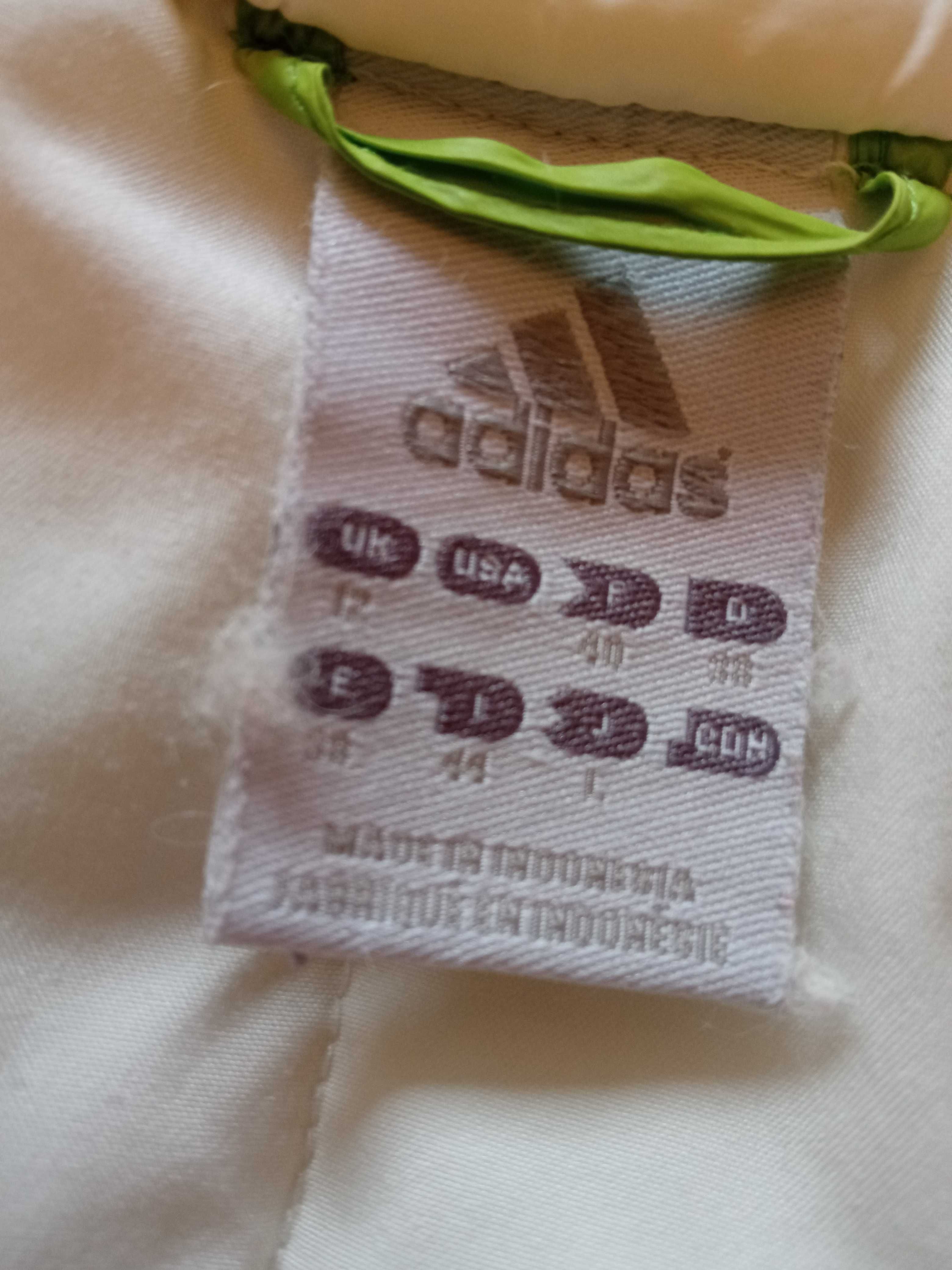 Adidas biała damska kurtka jesienna ocieplana r 38