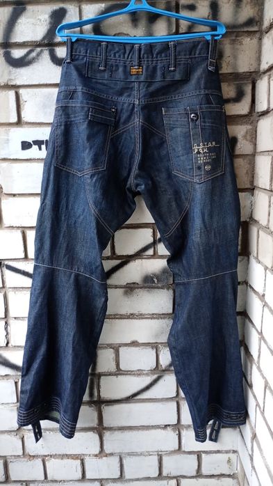 G Star Raw size 34 джинси широкі мультипокет карго штани