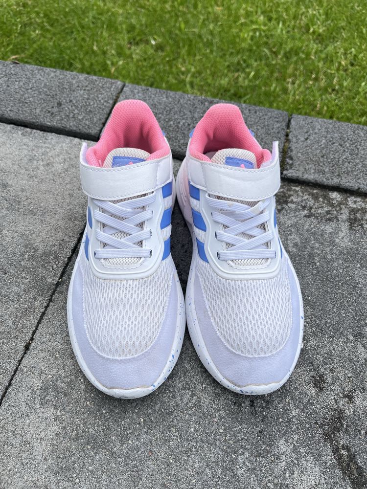 Adidas r. 34 Nebzed Cloudfoarm biale buty adidasy na rzep dla dziewczy