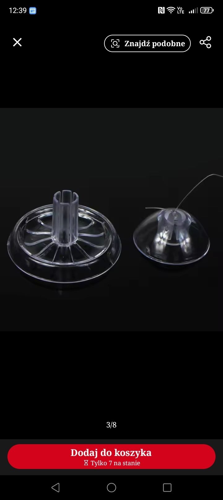 Pułapka na slimaki 6cm.
