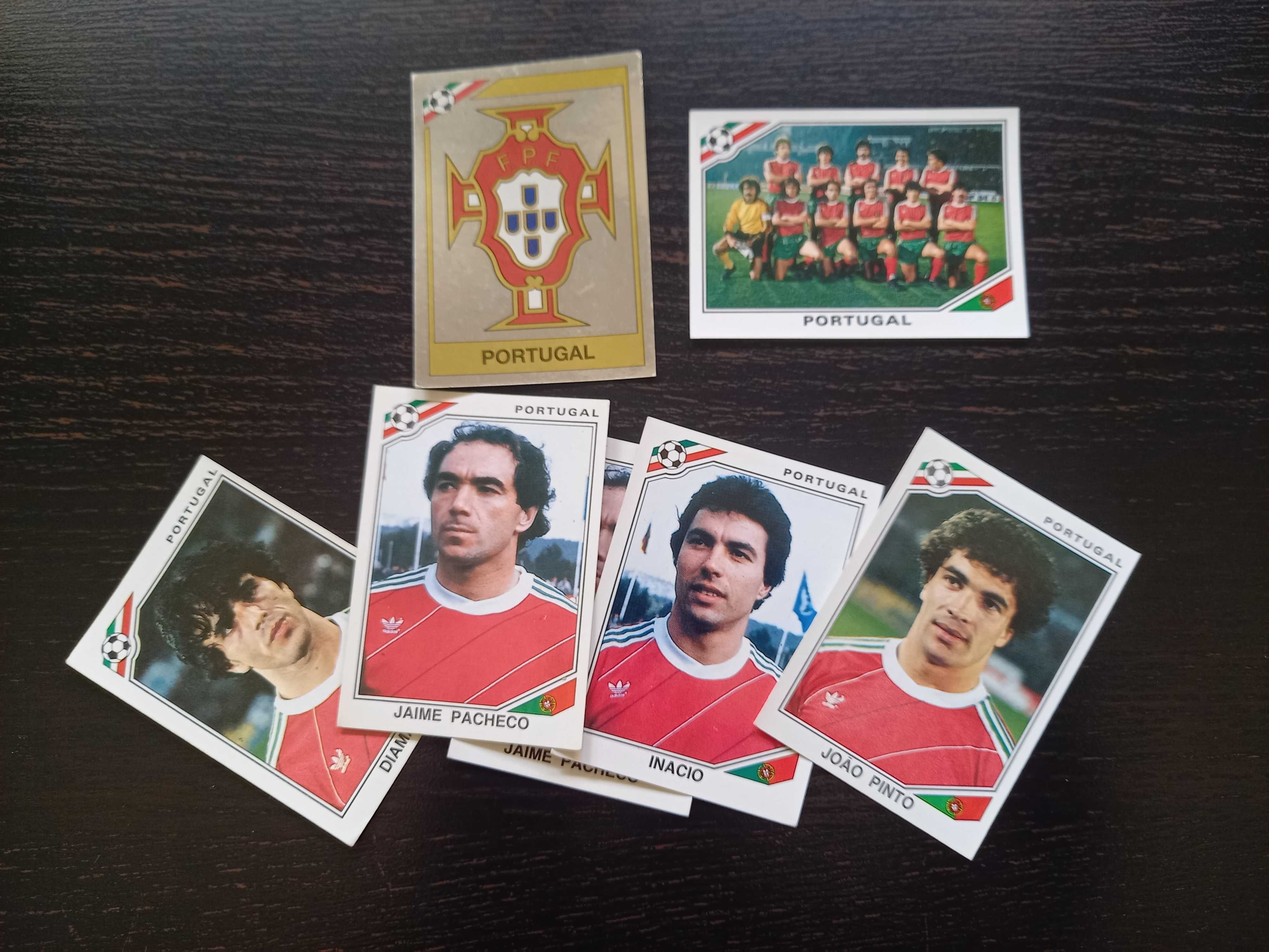 Cromos de futebol FIFA World Cup Mexico 86 da Panini