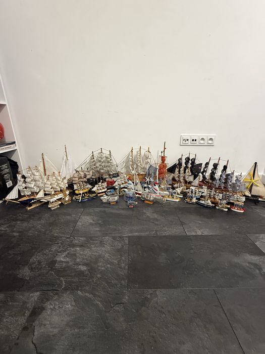 Drewniane modele statków