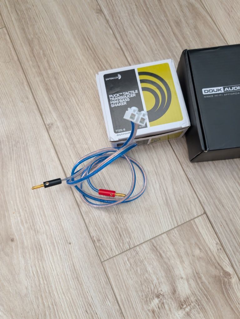 Zestaw simracing Dayton Audio TT25 8ohm +Nobsound NS-01G+ kabel
