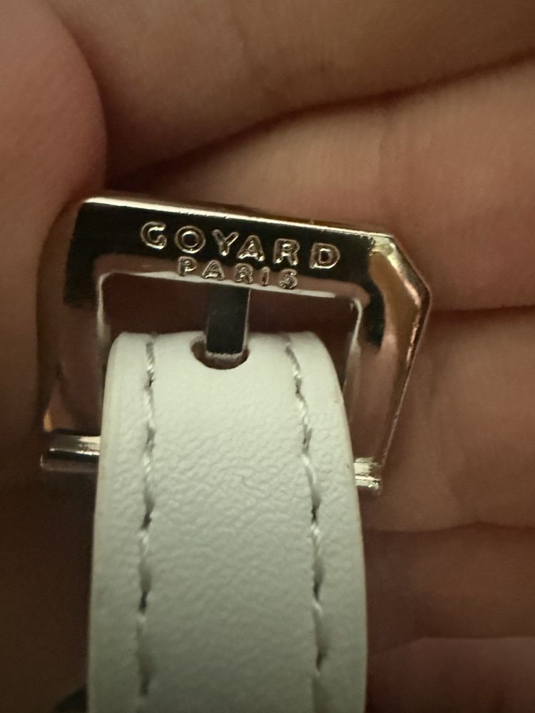 Sprzedam bialą torebke goyard