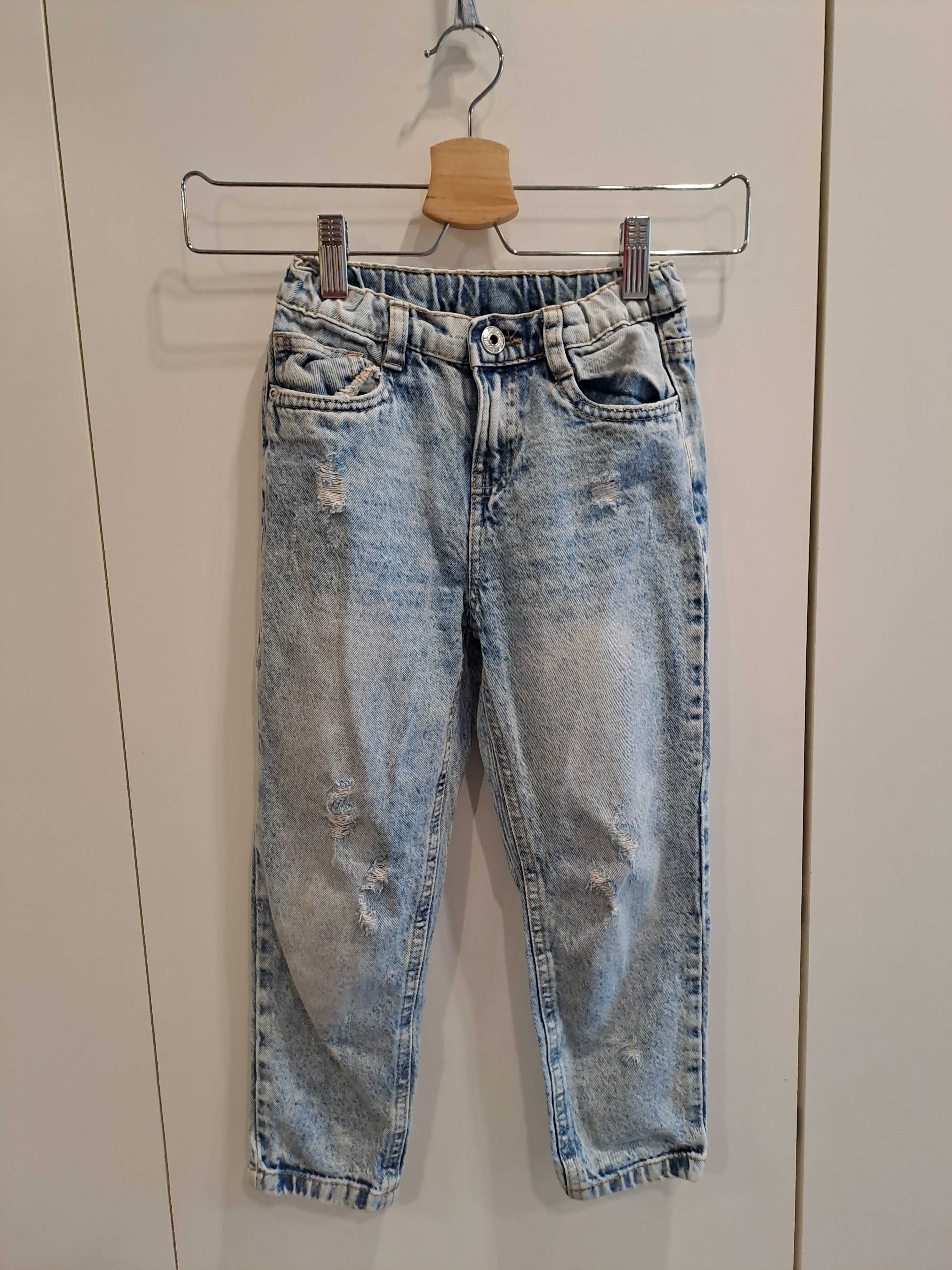 Spodnie jeansowe dziewczęce , rozmiar 116
