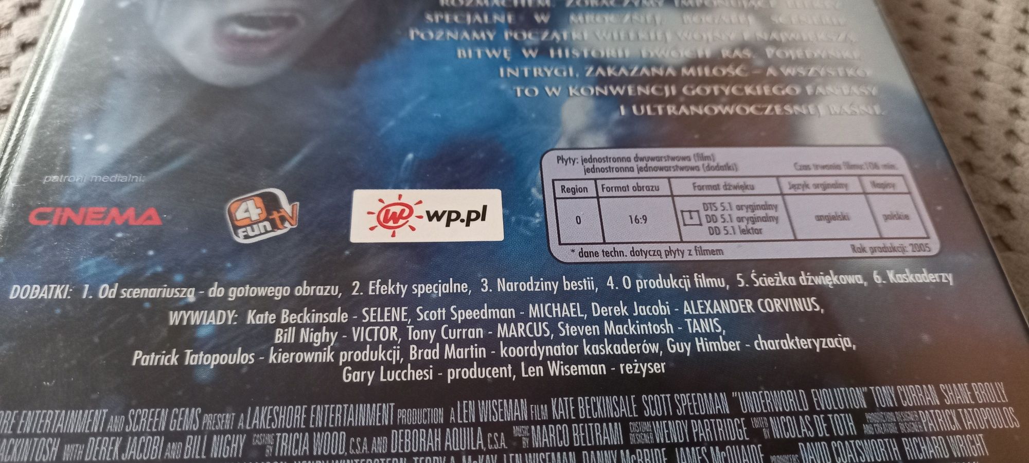 Underworld evolution 2x dvd