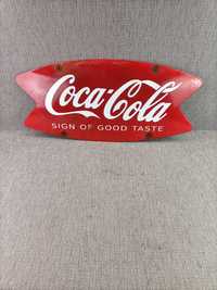 Blacha Coca-Cola gruba, emaliowana