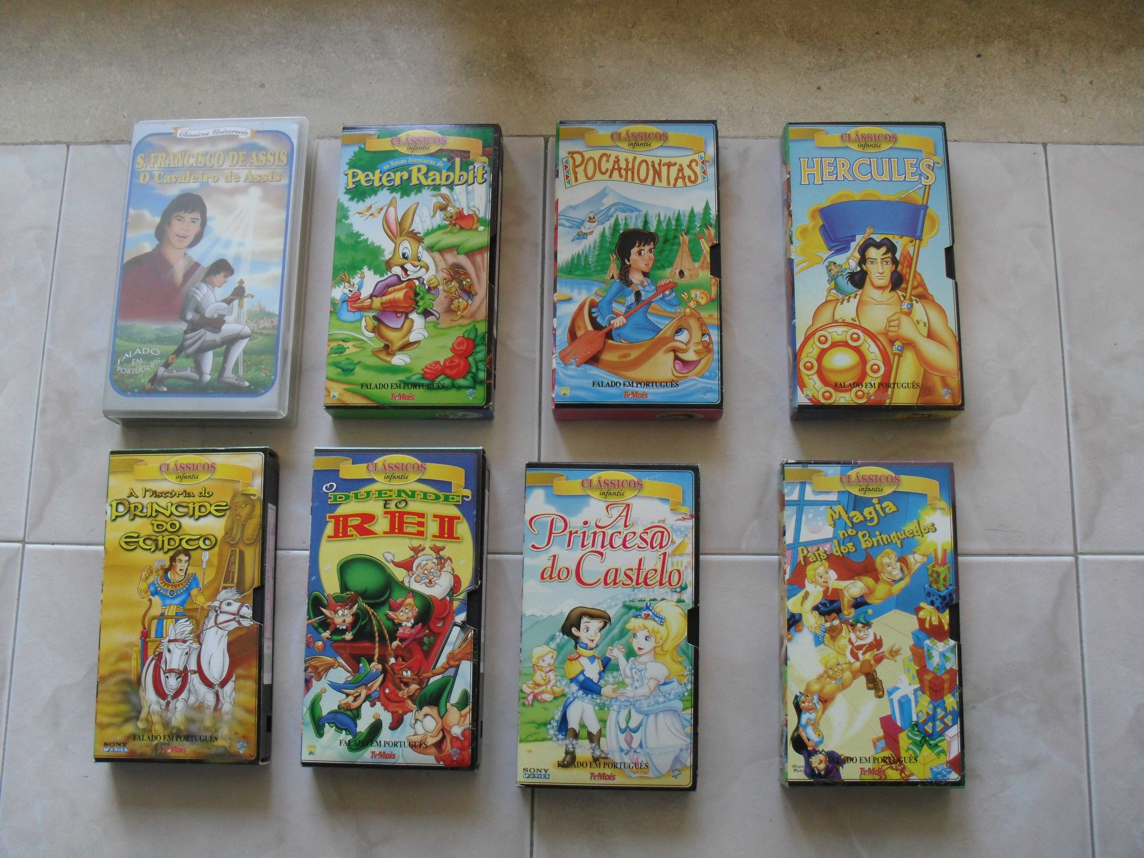 Coleção Cassetes VHS  Desenhos Animados diversos  Oferta ler descrição