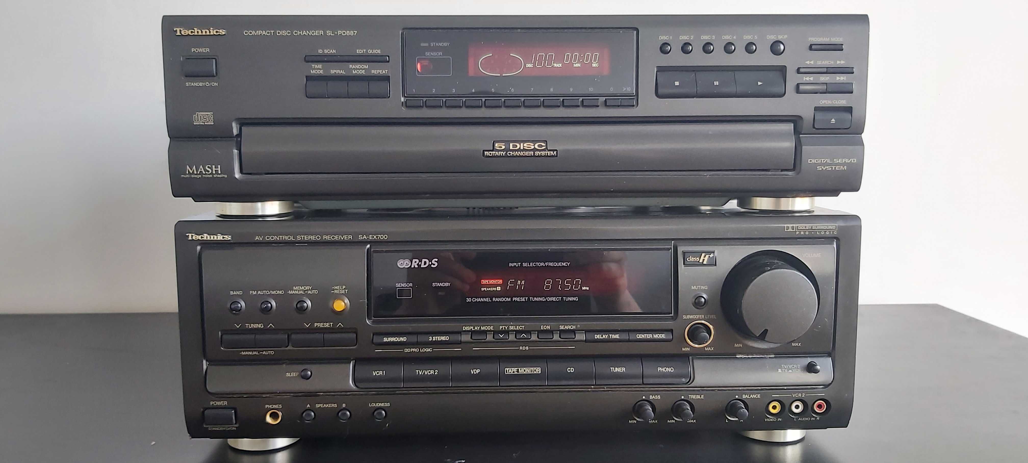 Amplituner i cd technics